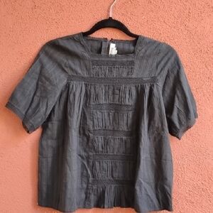 Bonpoint Charcoal Blouse